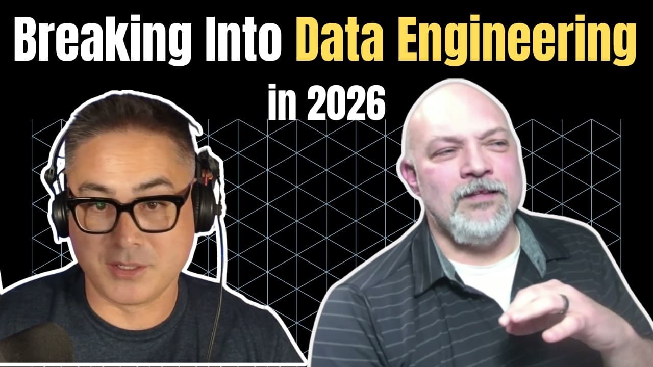 Breaking Into Data Engineering in 2026: Standout Resumes, Career Changes, and more w/ Chris Gambill