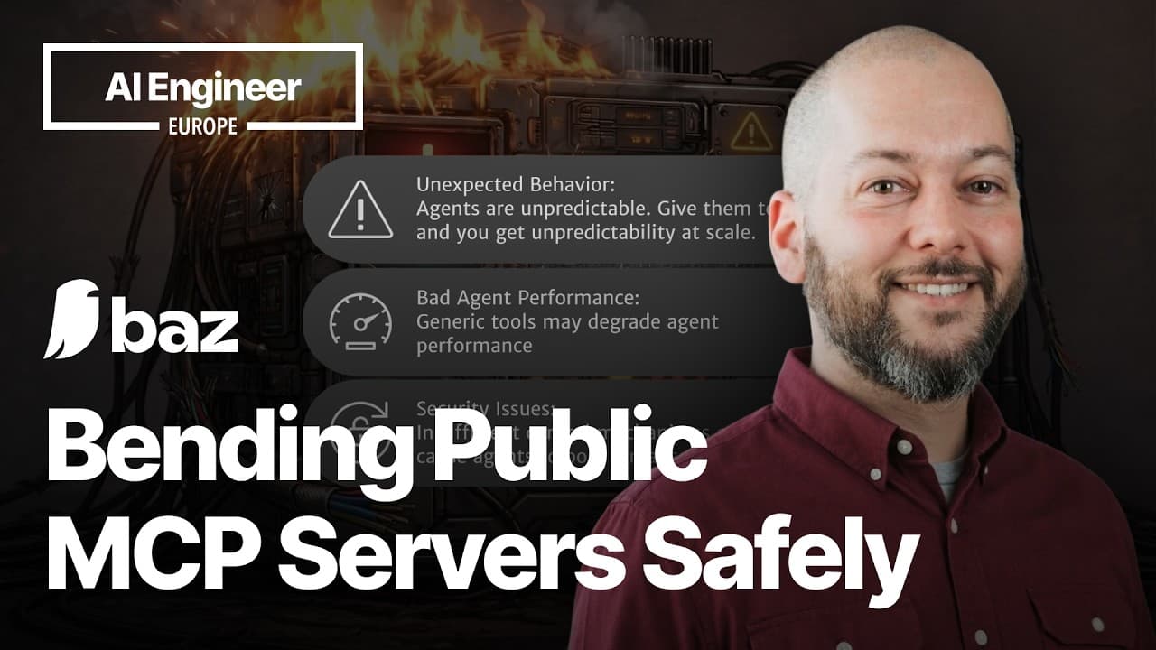 Bending a Public MCP Server Without Breaking It — Nimrod Hauser, Baz