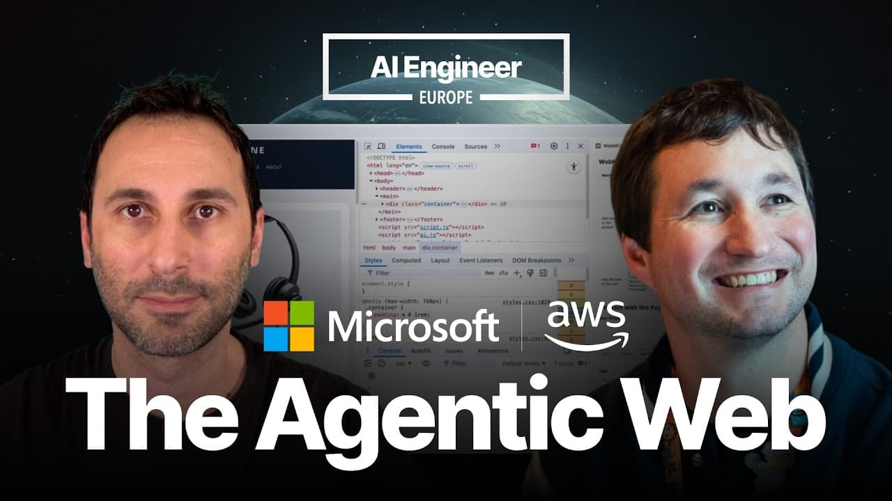 AI Didn’t Kill the Web, It Moved in! — Olivier Leplus (AWS) & Yohan Lasorsa (Microsoft)