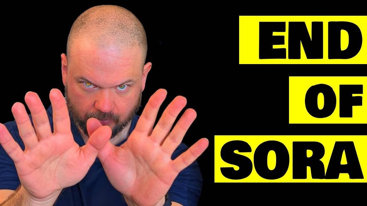 OpenAI just killed SORA