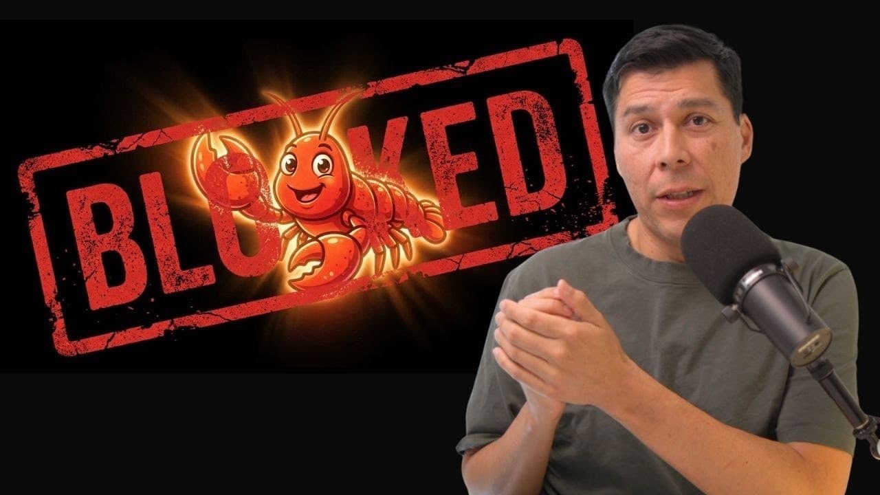 📱 they blocked OpenClaw. now what.