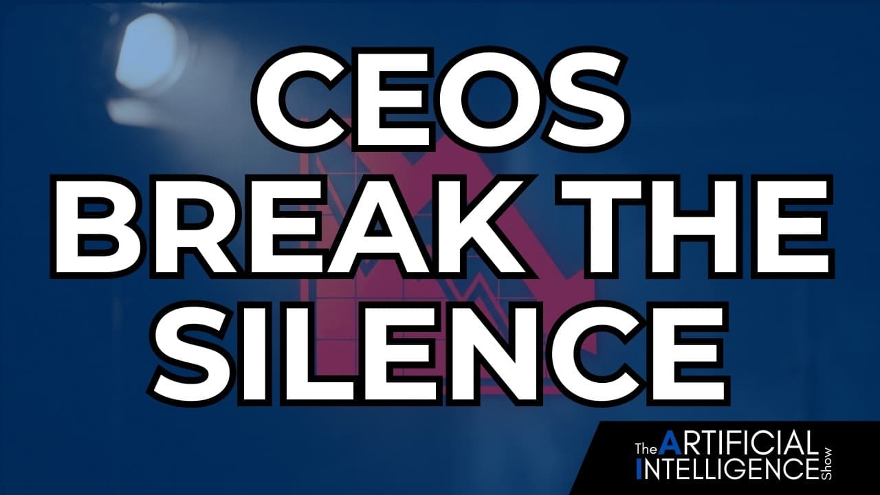 CEOs Are Finally Saying the Quiet Part Out Loud About AI and Jobs